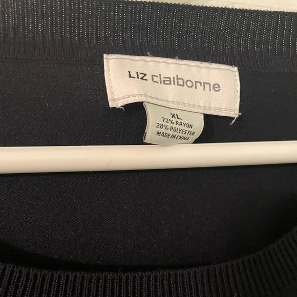 Navy blue crew neck sweater - Picture 2 of 4